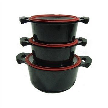 Горещи продажби Алуминиеви леене саксии комплект