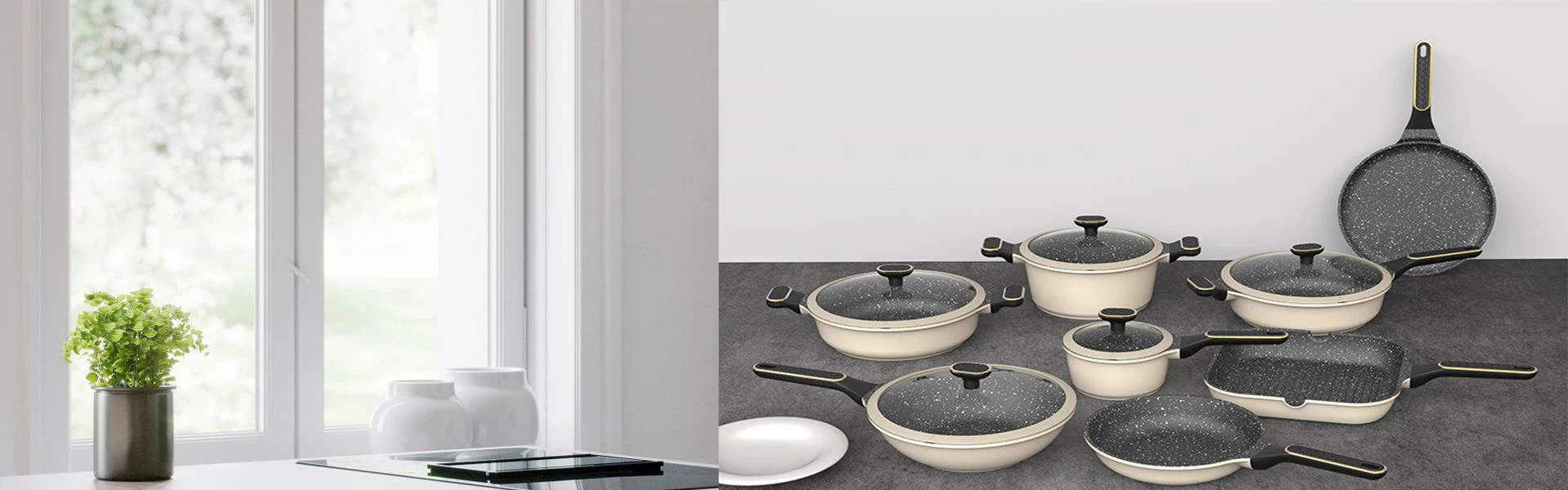 2022 new die casitng cookware set